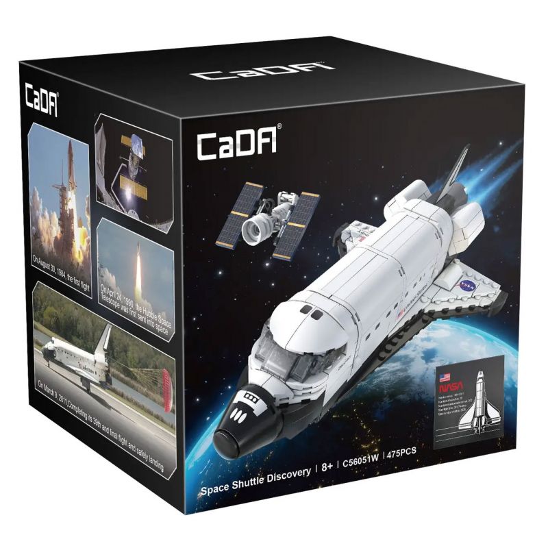 CADA DOUBLEE C56051 56051 TÀU CON THOI bộ đồ chơi xếp lắp ráp ghép mô hình City SPACE SHUTTLE DISCOVERY Thành Phố 475 khối