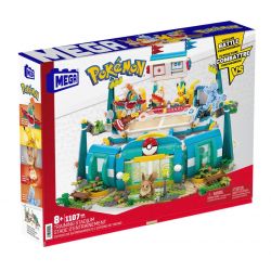 MEGA BLOKS HWR82 POKÉMON SÂN TẬP bộ đồ chơi xếp lắp ráp ghép mô hình Movie & Game POKÉMON TRAINING STADIUM Phim Và Trò Chơi 1107 khối