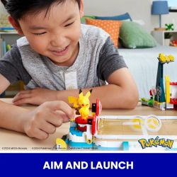 MEGA BLOKS HWR82 POKÉMON SÂN TẬP bộ đồ chơi xếp lắp ráp ghép mô hình Movie & Game POKÉMON TRAINING STADIUM Phim Và Trò Chơi 1107 khối