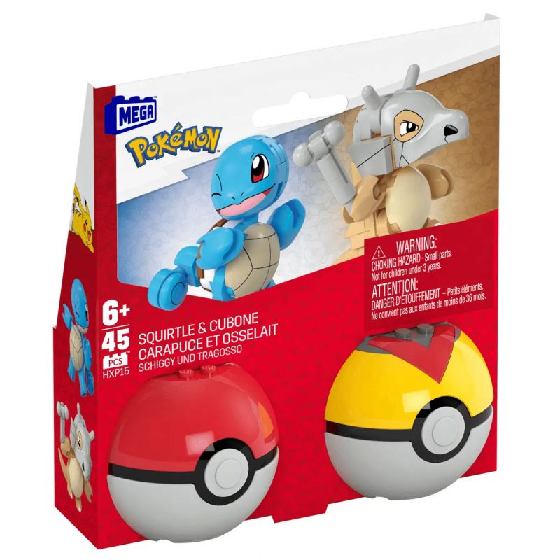 MEGA BLOKS HXP15 POKÉMON BÓNG bộ đồ chơi xếp lắp ráp ghép mô hình Movie & Game POKÉMON BALL Phim Và Trò Chơi 45 khối