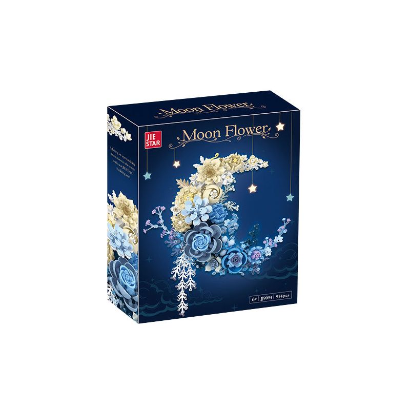 JIESTAR JJ9094 9094 HOA TRĂNG bộ đồ chơi xếp lắp ráp ghép mô hình Arts & Crafts MOON FLOWER 934 khối