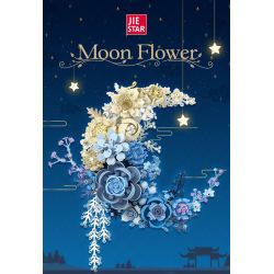 JIESTAR JJ9094 9094 HOA TRĂNG bộ đồ chơi xếp lắp ráp ghép mô hình Arts & Crafts MOON FLOWER 934 khối