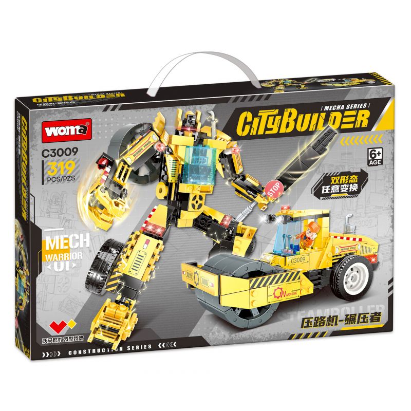 WOMA C3009 3009 CON LĂN bộ đồ chơi xếp lắp ráp ghép mô hình City Thành Phố 319 khối