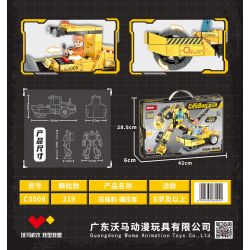 WOMA C3009 3009 CON LĂN bộ đồ chơi xếp lắp ráp ghép mô hình City Thành Phố 319 khối