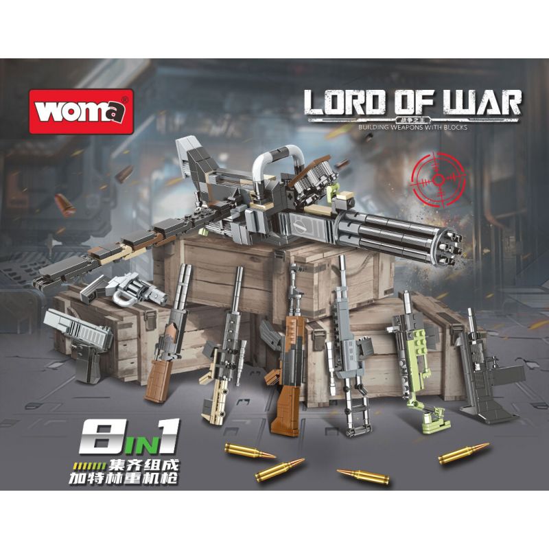 WOMA C0618 0618 SÚNG 8 LOẠI bộ đồ chơi xếp lắp ráp ghép mô hình Military Army LORD OF WAR Quân Sự Bộ Đội 462 khối WOMA C0618 0618 SÚNG 8 LOẠI bộ đồ chơi xếp lắp ráp ghép mô hình Military Army LORD OF WAR Quân Sự Bộ Đội 462 khối