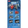 WOMA C0702 0702 XE MÁY 4 MẪU bộ đồ chơi xếp lắp ráp ghép mô hình Technic Kỹ Thuật Công Nghệ Cao Mô Hình Phương Tiện 885 khối