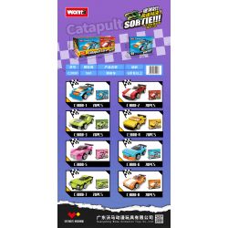 WOMA C3000 3000 XE PHÓNG 8 MẪU bộ đồ chơi xếp lắp ráp ghép mô hình Racers Đua Tốc Độ 560 khối