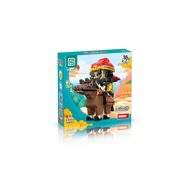 WOMA C0462 0462 DANH TƯỚNG THỜI TAM QUỐC TRƯƠNG PHI bộ đồ chơi xếp lắp ráp ghép mô hình 360 khối