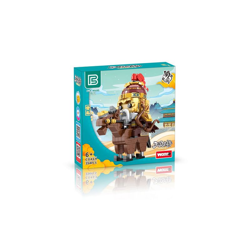 WOMA C0464 0464 DANH TƯỚNG THỜI TAM QUỐC HOÀNG TRUNG bộ đồ chơi xếp lắp ráp ghép mô hình 354 khối