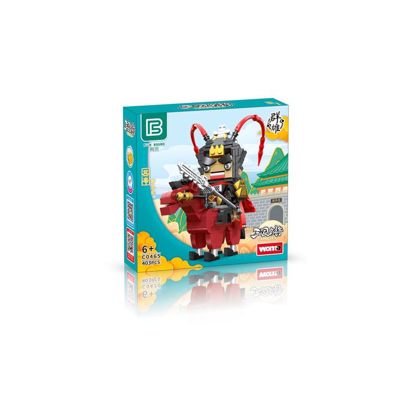 WOMA C0465 0465 DANH TƯỚNG THỜI TAM QUỐC LỮ BỐ bộ đồ chơi xếp lắp ráp ghép mô hình 403 khối