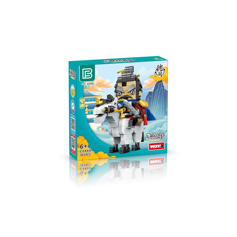 WOMA C0466 0466 DANH TƯỚNG THỜI TAM QUỐC TÀO THÁO bộ đồ chơi xếp lắp ráp ghép mô hình 361 khối