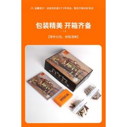 LUMIBRICKS FUNWHOLE F9039 9039 GA XE LỬA PHÍA TÂY bộ đồ chơi xếp lắp ráp ghép mô hình Creator Sáng Tạo 1974 khối