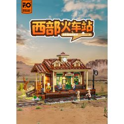 LUMIBRICKS FUNWHOLE F9039 9039 GA XE LỬA PHÍA TÂY bộ đồ chơi xếp lắp ráp ghép mô hình Creator Sáng Tạo 1974 khối