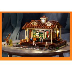 LUMIBRICKS FUNWHOLE F9039 9039 GA XE LỬA PHÍA TÂY bộ đồ chơi xếp lắp ráp ghép mô hình Creator Sáng Tạo 1974 khối