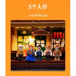 LUMIBRICKS FUNWHOLE F9039 9039 GA XE LỬA PHÍA TÂY bộ đồ chơi xếp lắp ráp ghép mô hình Creator Sáng Tạo 1974 khối