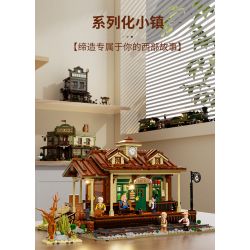 LUMIBRICKS FUNWHOLE F9039 9039 GA XE LỬA PHÍA TÂY bộ đồ chơi xếp lắp ráp ghép mô hình Creator Sáng Tạo 1974 khối