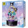TOP TOY TC2707 2707 TINH THẦN BÍ MẬT CỦA GIA ĐÌNH SANRIO HỘP NHẠC ĐẠI DƯƠNG COOLOMI bộ đồ chơi xếp lắp ráp ghép mô hình Movie & Game SANRIO CHARACTERS KUROMI Phim Và Trò Chơi 400 khối