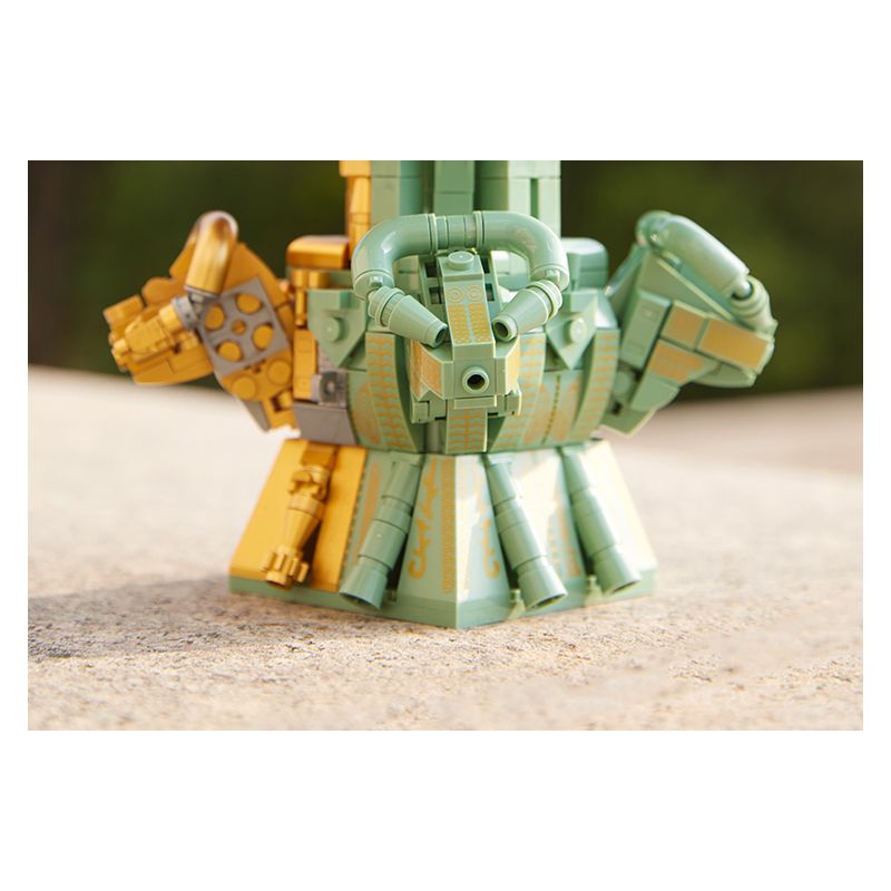 NATIONAL MUSEUM OF CHINA EK030 TRIỂN LÃM QUỐC GIA YANYI CƠ KHÍ ĐỒNG SIYANG FANGZUN bộ đồ chơi xếp lắp ráp ghép mô hình