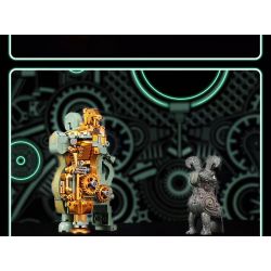 NATIONAL MUSEUM OF CHINA EK030 TRIỂN LÃM QUỐC GIA YANYI CƠ KHÍ ĐỒNG SIYANG FANGZUN bộ đồ chơi xếp lắp ráp ghép mô hình