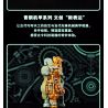 NATIONAL MUSEUM OF CHINA EK030 TRIỂN LÃM QUỐC GIA YANYI CƠ KHÍ ĐỒNG SIYANG FANGZUN bộ đồ chơi xếp lắp ráp ghép mô hình