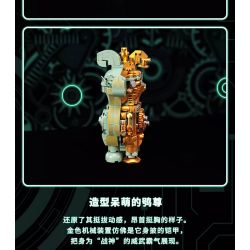 NATIONAL MUSEUM OF CHINA EK030 TRIỂN LÃM QUỐC GIA YANYI CƠ KHÍ ĐỒNG SIYANG FANGZUN bộ đồ chơi xếp lắp ráp ghép mô hình