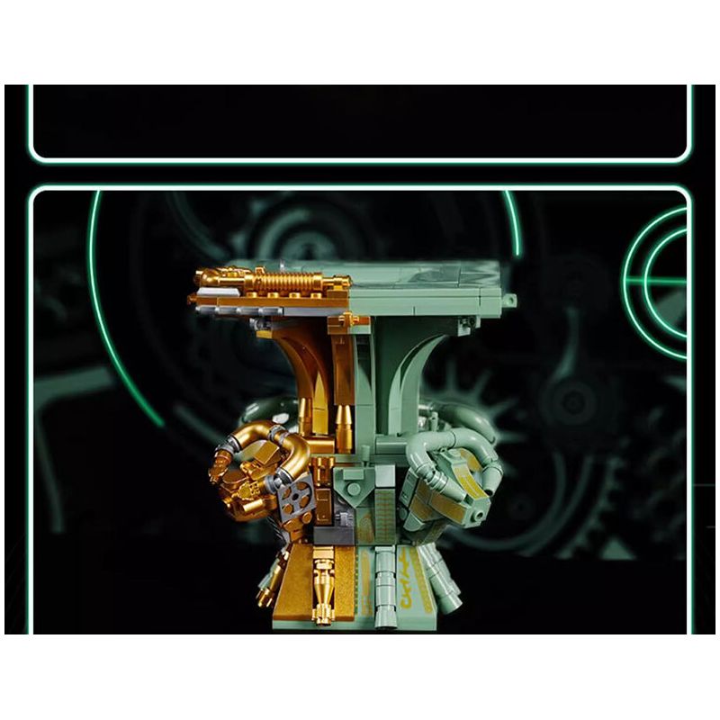 NATIONAL MUSEUM OF CHINA EK030 TRIỂN LÃM QUỐC GIA YANYI CƠ KHÍ ĐỒNG SIYANG FANGZUN bộ đồ chơi xếp lắp ráp ghép mô hình