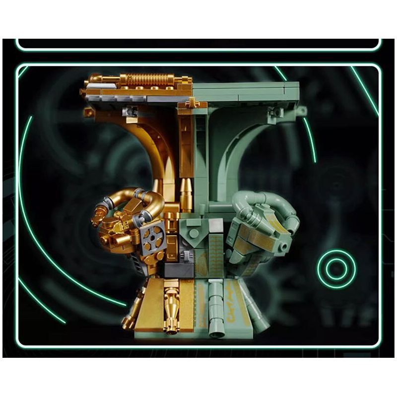 NATIONAL MUSEUM OF CHINA EK030 TRIỂN LÃM QUỐC GIA YANYI CƠ KHÍ ĐỒNG SIYANG FANGZUN bộ đồ chơi xếp lắp ráp ghép mô hình