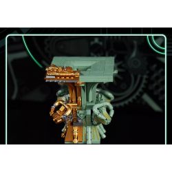 NATIONAL MUSEUM OF CHINA EK030 TRIỂN LÃM QUỐC GIA YANYI CƠ KHÍ ĐỒNG SIYANG FANGZUN bộ đồ chơi xếp lắp ráp ghép mô hình