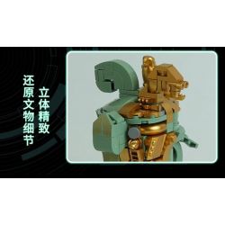 NATIONAL MUSEUM OF CHINA EK030 TRIỂN LÃM QUỐC GIA YANYI CƠ KHÍ ĐỒNG SIYANG FANGZUN bộ đồ chơi xếp lắp ráp ghép mô hình