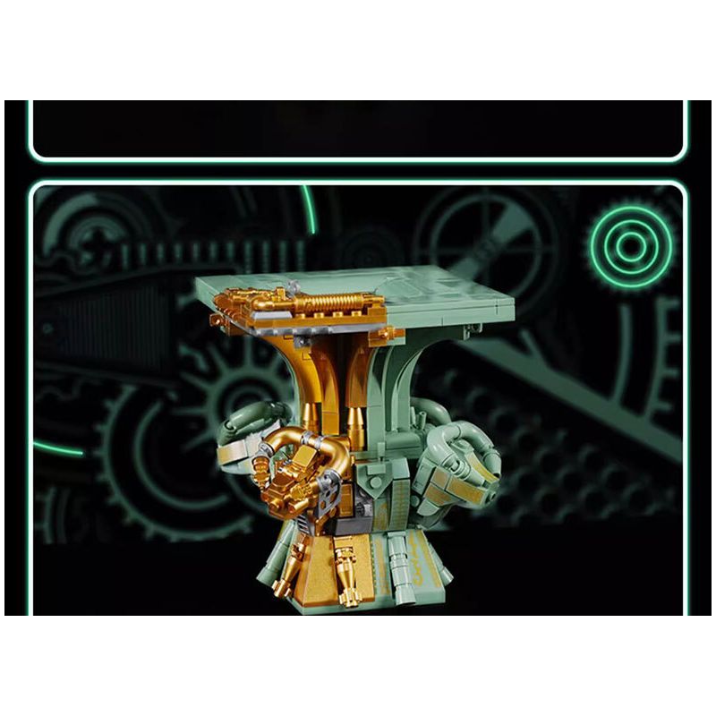 NATIONAL MUSEUM OF CHINA EK031 TRIỂN LÃM QUỐC GIA YANYI FUHAO OWL ZUN BRONZE MECHA bộ đồ chơi xếp lắp ráp ghép mô hình