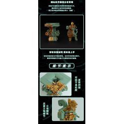 NATIONAL MUSEUM OF CHINA EK031 TRIỂN LÃM QUỐC GIA YANYI FUHAO OWL ZUN BRONZE MECHA bộ đồ chơi xếp lắp ráp ghép mô hình