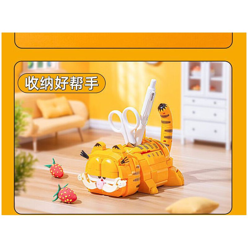 PLEYERID M38-P8051 P8051 8051 M38P8051 38-P8051 MÈO GARFIELD bộ đồ chơi xếp lắp ráp ghép mô hình Movie & Game Phim Và Trò Chơi