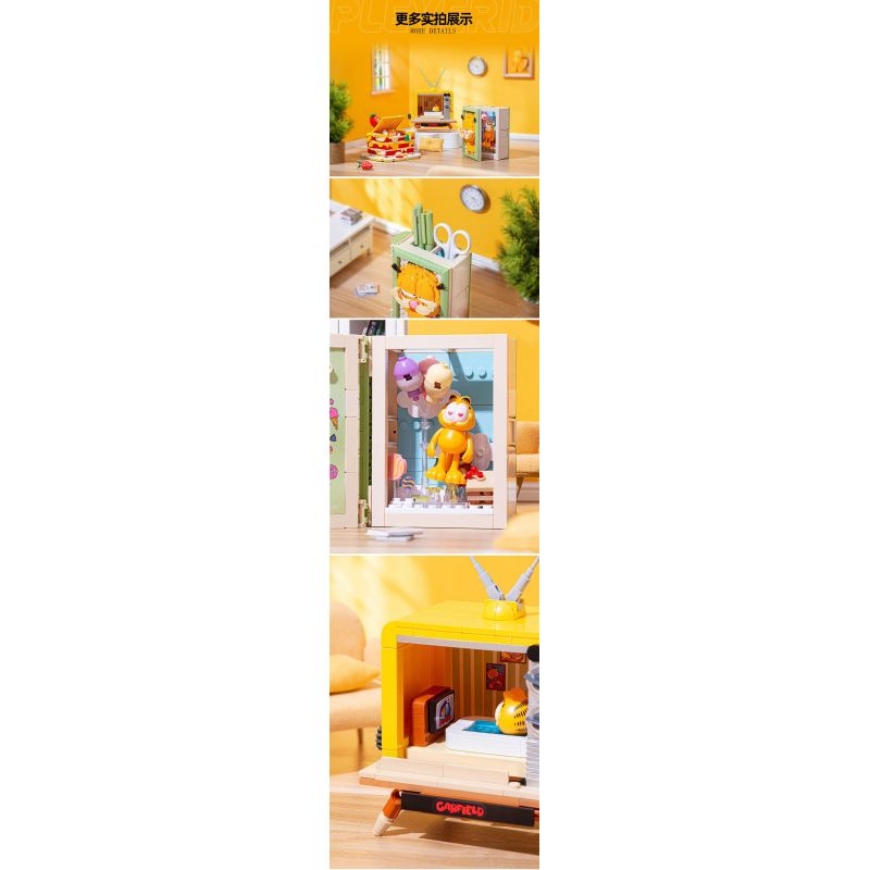 PLEYERID M38-P8052A P8052A 8052A M38P8052A 38-P8052A GIẤC MƠ BAN NGÀY CỦA GARFIELD TRUYỆN TRANH bộ đồ chơi xếp lắp ráp ghép mô hình Movie & Game Phim Và Trò Chơi