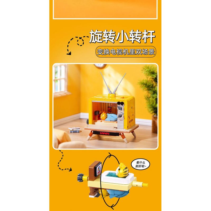 PLEYERID M38-P8052B P8052B 8052B M38P8052B 38-P8052B GIẤC MƠ BAN NGÀY CỦA GARFIELD PHIM TÀI LIỆU bộ đồ chơi xếp lắp ráp ghép mô hình Movie & Game Phim Và Trò Chơi