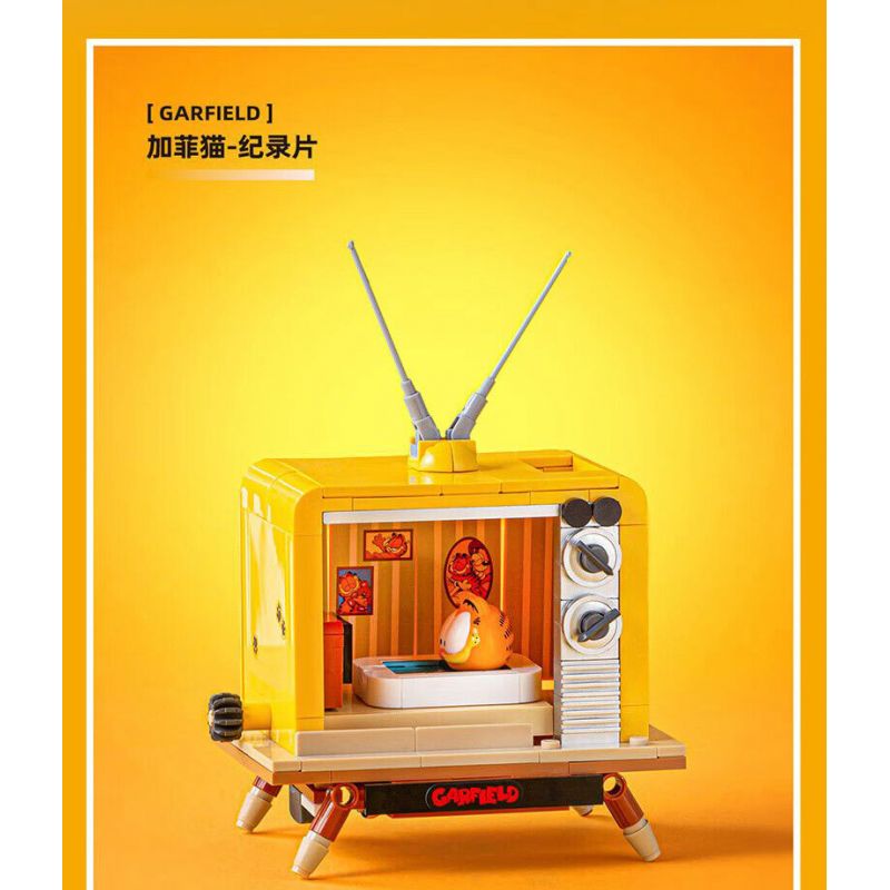 PLEYERID M38-P8052C P8052C 8052C M38P8052C 38-P8052C GIẤC MƠ GARFIELD ĐỒ ĂN bộ đồ chơi xếp lắp ráp ghép mô hình Movie & Game Phim Và Trò Chơi