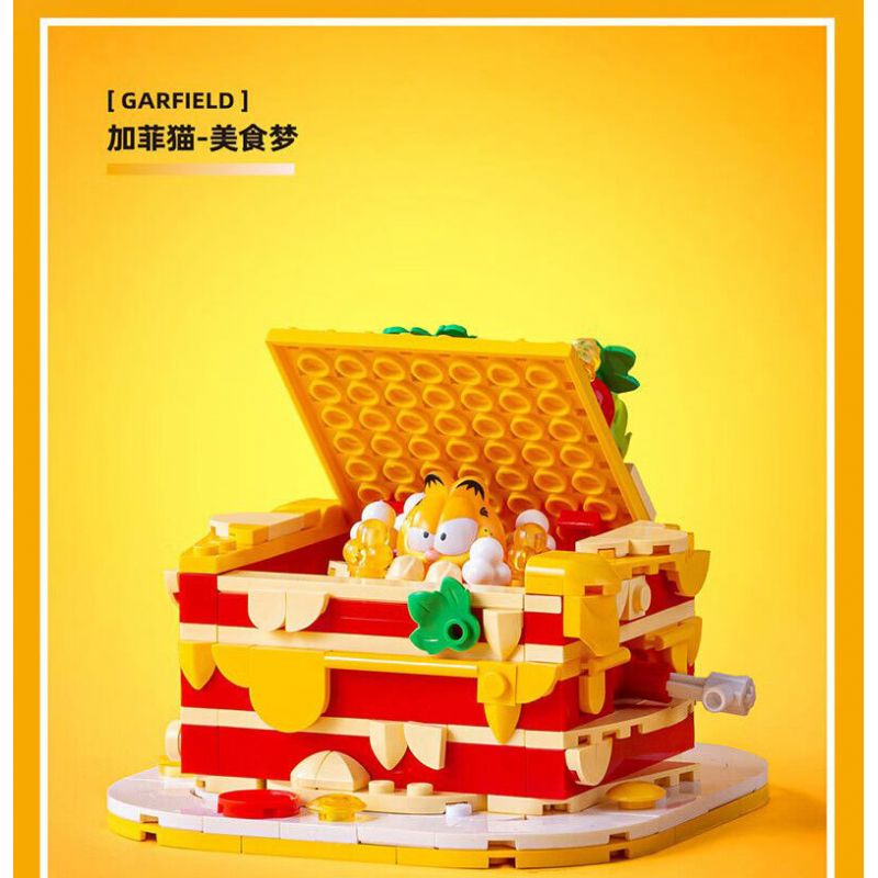 PLEYERID M38-P8052C P8052C 8052C M38P8052C 38-P8052C GIẤC MƠ GARFIELD ĐỒ ĂN bộ đồ chơi xếp lắp ráp ghép mô hình Movie & Game Phim Và Trò Chơi
