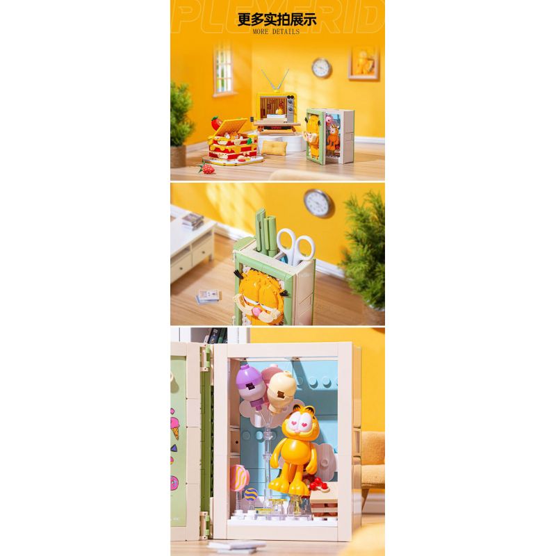 PLEYERID M38-P8052C P8052C 8052C M38P8052C 38-P8052C GIẤC MƠ GARFIELD ĐỒ ĂN bộ đồ chơi xếp lắp ráp ghép mô hình Movie & Game Phim Và Trò Chơi