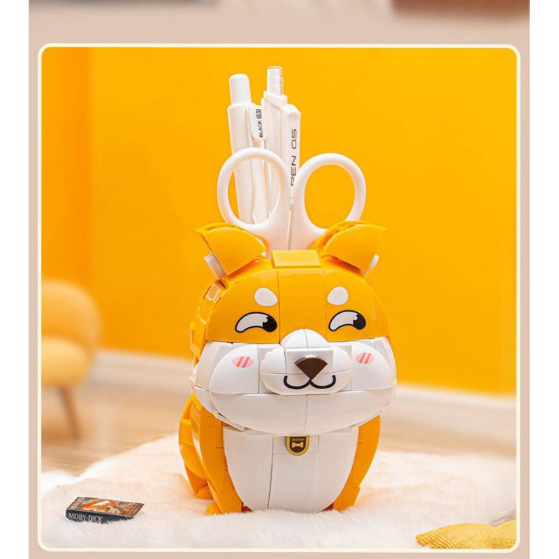 PLEYERID M38-P8058 P8058 8058 M38P8058 38-P8058 NHÀ THÚ CƯNG DỄ THƯƠNG Q HỘP ĐỰNG BÚT 3 LOẠI COURTING CHAI FUNNY BIRD ER HAN FA DOU bộ đồ chơi xếp lắp ráp ghép mô hình