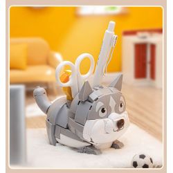 PLEYERID M38-P8058 P8058 8058 M38P8058 38-P8058 NHÀ THÚ CƯNG DỄ THƯƠNG Q HỘP ĐỰNG BÚT 3 LOẠI COURTING CHAI FUNNY BIRD ER HAN FA DOU bộ đồ chơi xếp lắp ráp ghép mô hình