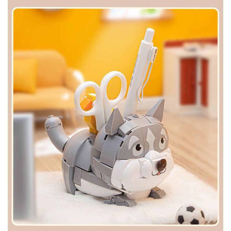 PLEYERID M38-P8058 P8058 8058 M38P8058 38-P8058 NHÀ THÚ CƯNG DỄ THƯƠNG Q HỘP ĐỰNG BÚT 3 LOẠI COURTING CHAI FUNNY BIRD ER HAN FA DOU bộ đồ chơi xếp lắp ráp ghép mô hình