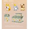 PLEYERID M38-P8058 P8058 8058 M38P8058 38-P8058 NHÀ THÚ CƯNG DỄ THƯƠNG Q HỘP ĐỰNG BÚT 3 LOẠI COURTING CHAI FUNNY BIRD ER HAN FA DOU bộ đồ chơi xếp lắp ráp ghép mô hình
