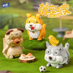 PLEYERID M38-P8058 P8058 8058 M38P8058 38-P8058 NHÀ THÚ CƯNG DỄ THƯƠNG Q HỘP ĐỰNG BÚT 3 LOẠI COURTING CHAI FUNNY BIRD ER HAN FA DOU bộ đồ chơi xếp lắp ráp ghép mô hình