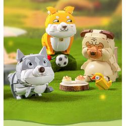 PLEYERID M38-P8058 P8058 8058 M38P8058 38-P8058 NHÀ THÚ CƯNG DỄ THƯƠNG Q HỘP ĐỰNG BÚT 3 LOẠI COURTING CHAI FUNNY BIRD ER HAN FA DOU bộ đồ chơi xếp lắp ráp ghép mô hình