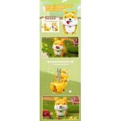 PLEYERID M38-P8058 P8058 8058 M38P8058 38-P8058 NHÀ THÚ CƯNG DỄ THƯƠNG Q HỘP ĐỰNG BÚT 3 LOẠI COURTING CHAI FUNNY BIRD ER HAN FA DOU bộ đồ chơi xếp lắp ráp ghép mô hình