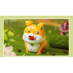 PLEYERID M38-P8058 P8058 8058 M38P8058 38-P8058 NHÀ THÚ CƯNG DỄ THƯƠNG Q HỘP ĐỰNG BÚT 3 LOẠI COURTING CHAI FUNNY BIRD ER HAN FA DOU bộ đồ chơi xếp lắp ráp ghép mô hình