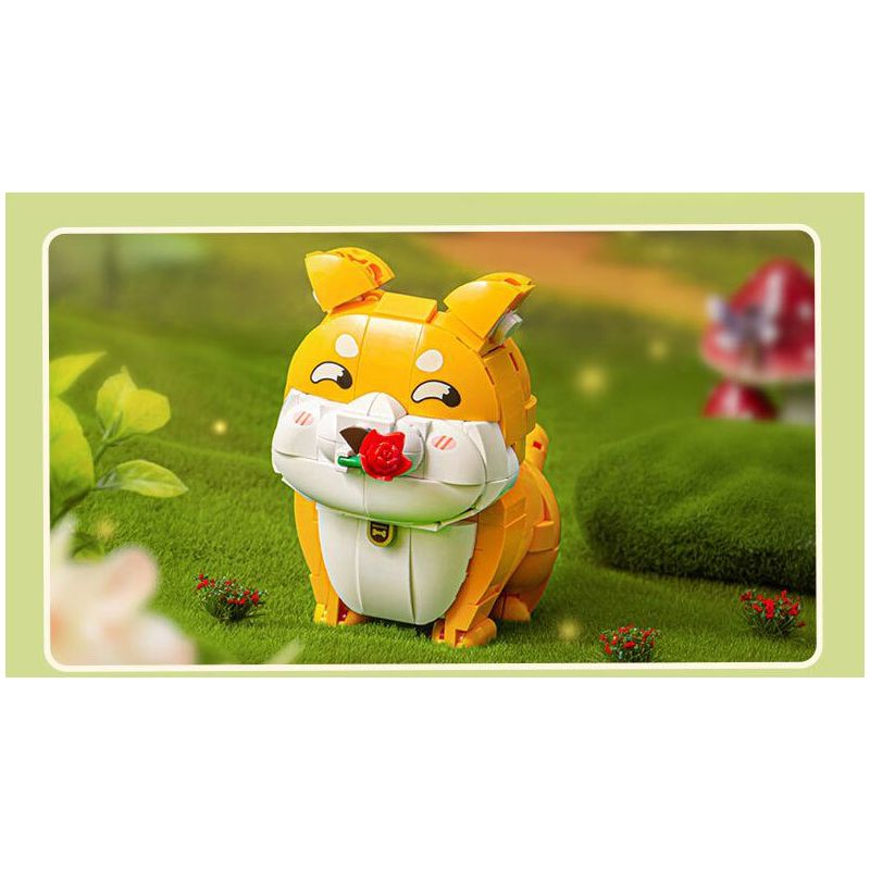 PLEYERID M38-P8058 P8058 8058 M38P8058 38-P8058 NHÀ THÚ CƯNG DỄ THƯƠNG Q HỘP ĐỰNG BÚT 3 LOẠI COURTING CHAI FUNNY BIRD ER HAN FA DOU bộ đồ chơi xếp lắp ráp ghép mô hình