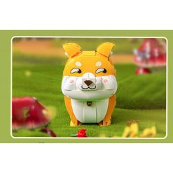 PLEYERID M38-P8058 P8058 8058 M38P8058 38-P8058 NHÀ THÚ CƯNG DỄ THƯƠNG Q HỘP ĐỰNG BÚT 3 LOẠI COURTING CHAI FUNNY BIRD ER HAN FA DOU bộ đồ chơi xếp lắp ráp ghép mô hình