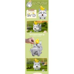 PLEYERID M38-P8058 P8058 8058 M38P8058 38-P8058 NHÀ THÚ CƯNG DỄ THƯƠNG Q HỘP ĐỰNG BÚT 3 LOẠI COURTING CHAI FUNNY BIRD ER HAN FA DOU bộ đồ chơi xếp lắp ráp ghép mô hình