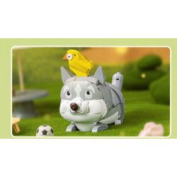 PLEYERID M38-P8058 P8058 8058 M38P8058 38-P8058 NHÀ THÚ CƯNG DỄ THƯƠNG Q HỘP ĐỰNG BÚT 3 LOẠI COURTING CHAI FUNNY BIRD ER HAN FA DOU bộ đồ chơi xếp lắp ráp ghép mô hình