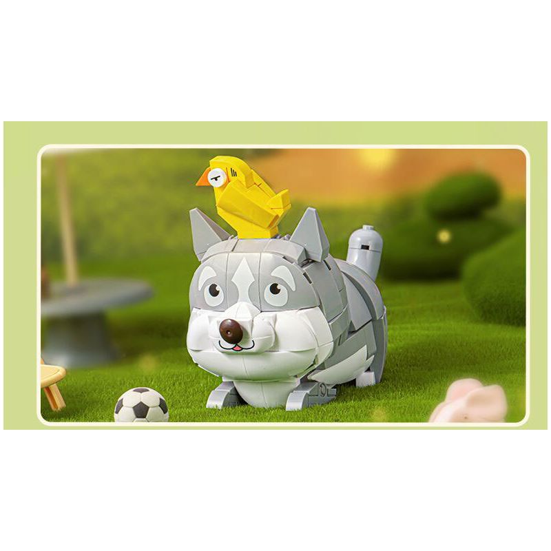 PLEYERID M38-P8058 P8058 8058 M38P8058 38-P8058 NHÀ THÚ CƯNG DỄ THƯƠNG Q HỘP ĐỰNG BÚT 3 LOẠI COURTING CHAI FUNNY BIRD ER HAN FA DOU bộ đồ chơi xếp lắp ráp ghép mô hình